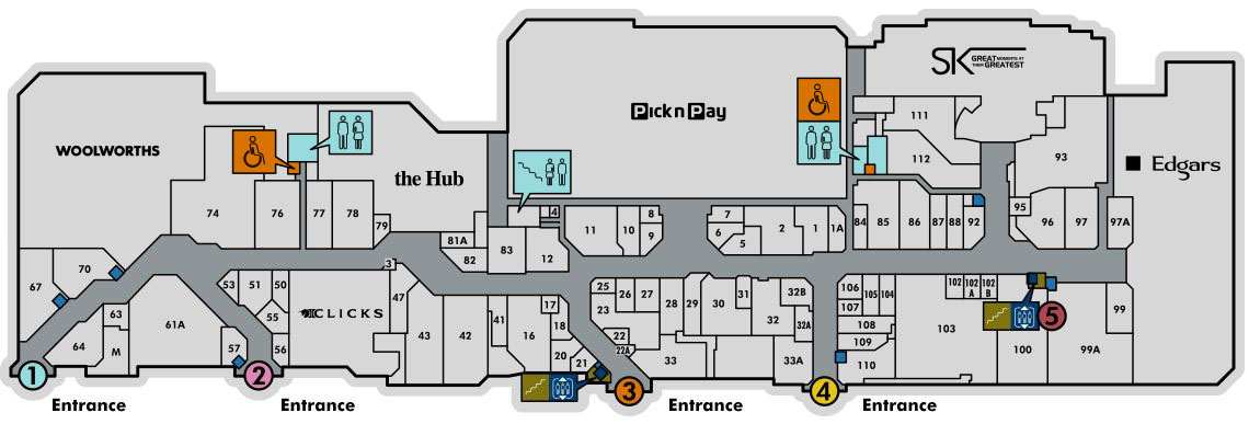 Clearwater Mall Store Map Mall Map | Shelly Centre - Shopping In Paradise.